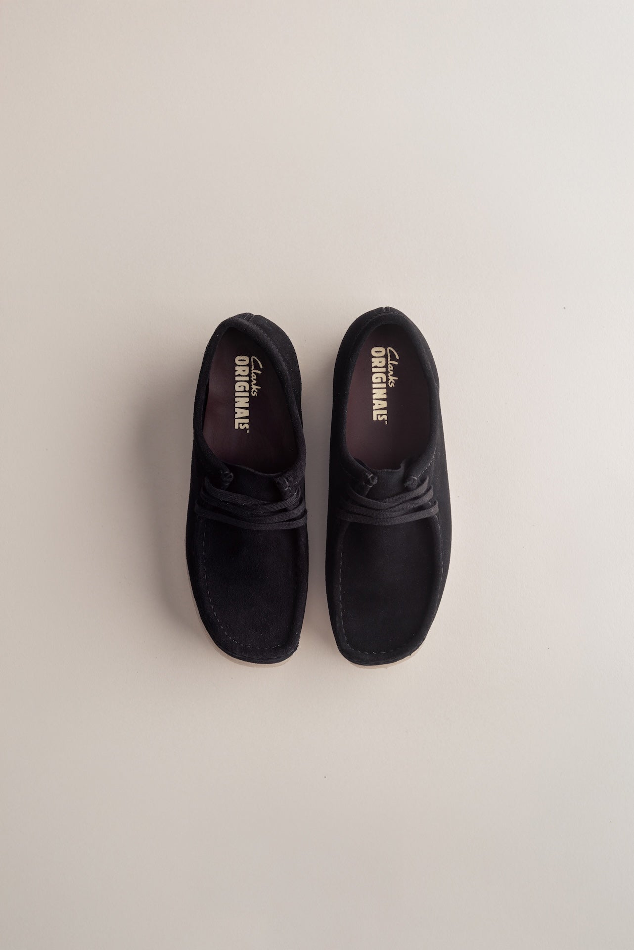 Wallabee™ Plateforme / Black Suede
