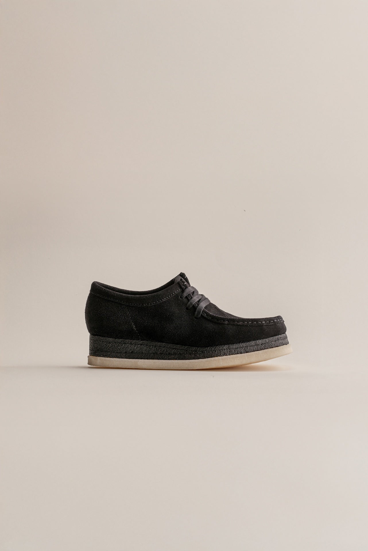 Wallabee™ Plateforme / Black Suede