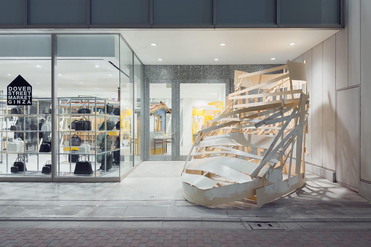 [PHILEO] Tadashi Kawamata at Dover Street Market Ginza for PHILEO's 5th anniversary