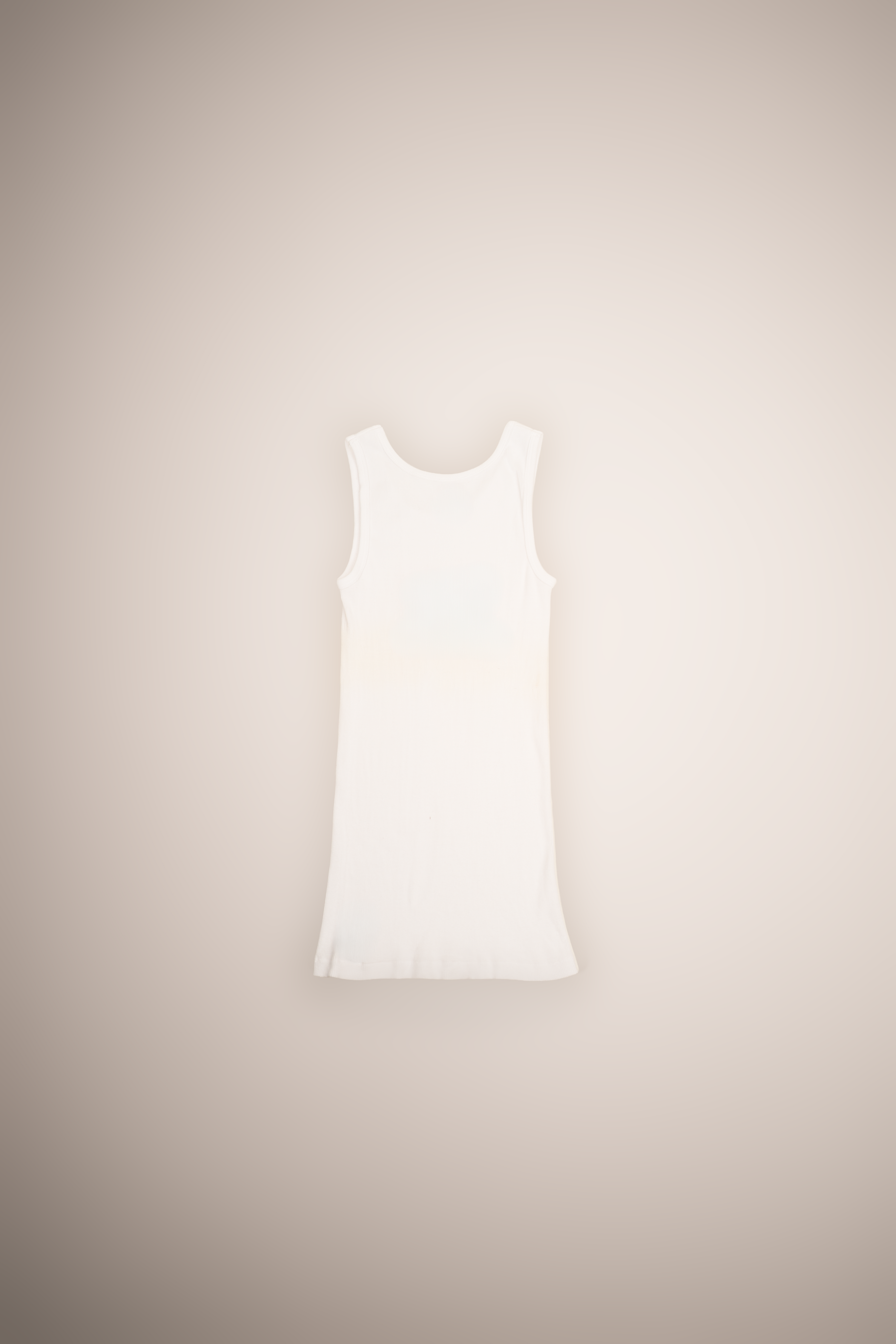 Ribbed Tank top, Extreme weather (Red on White)