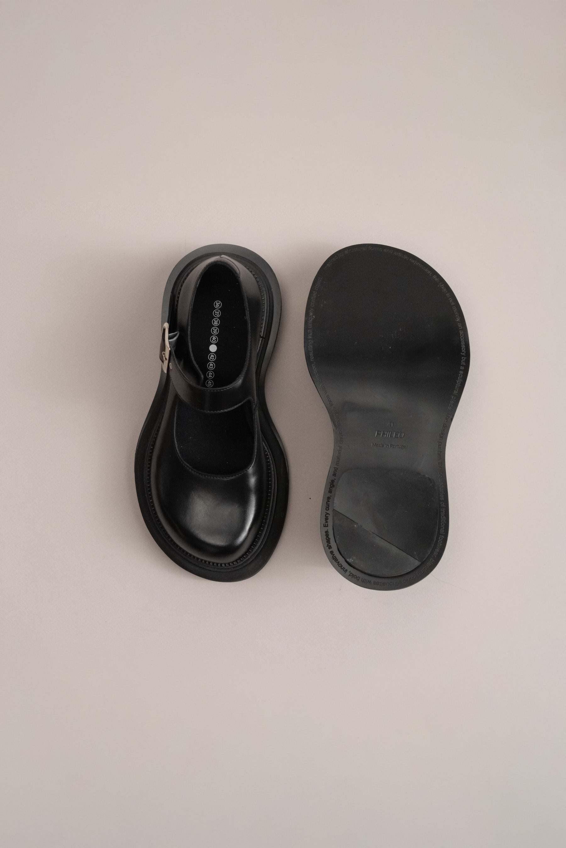 074 - MARY JANE Super (Leather, Black)