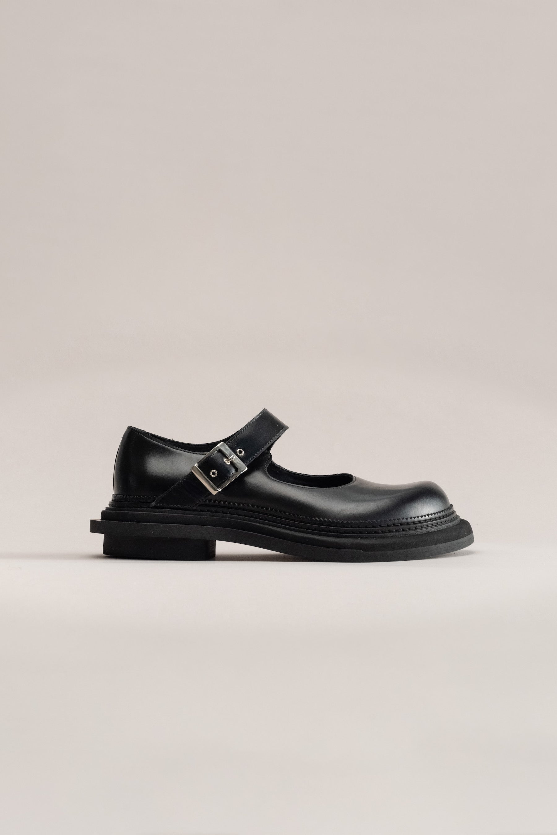 074 - MARY JANE Super (Leather, Black)