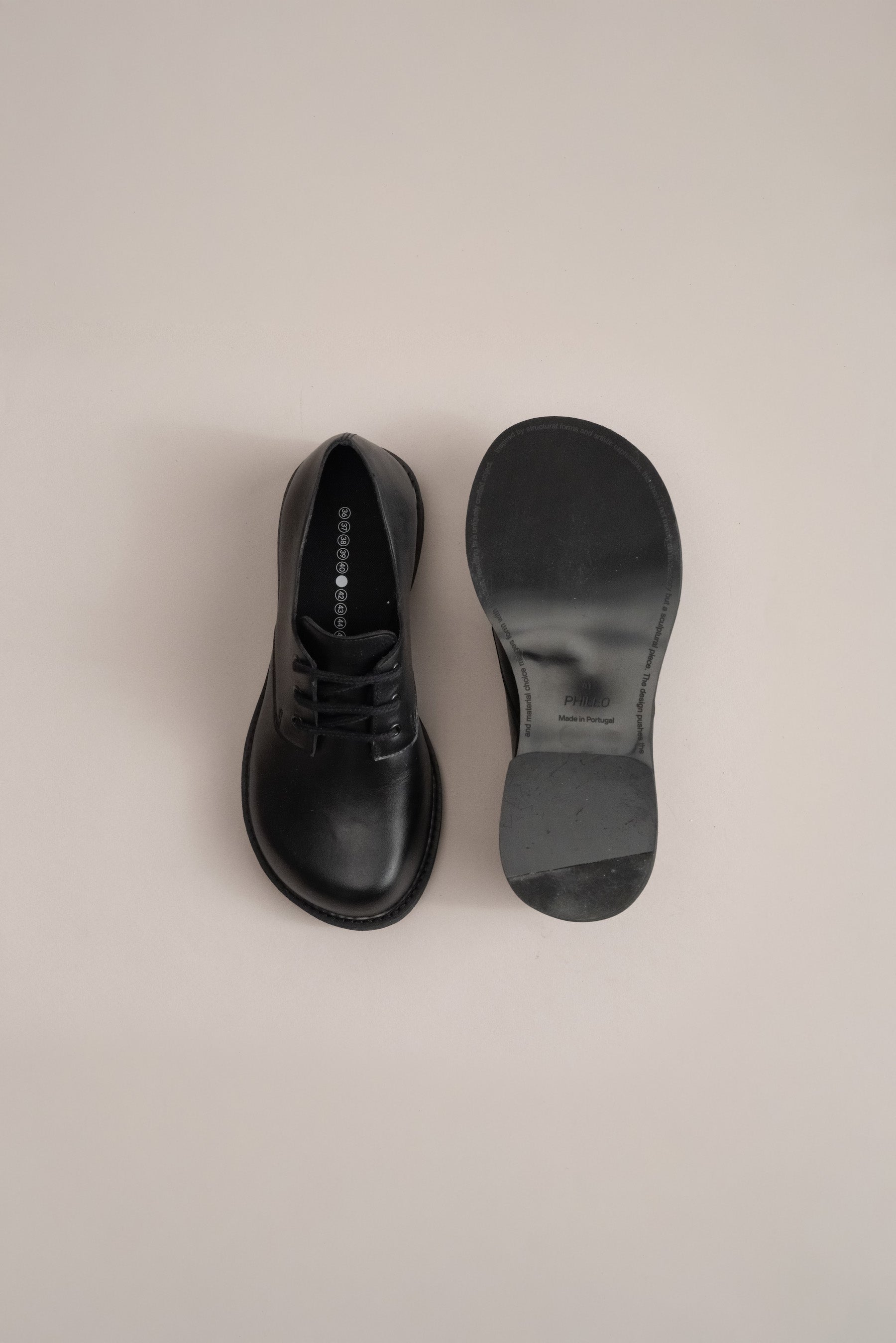 073 - DERBY (Leather, Black)