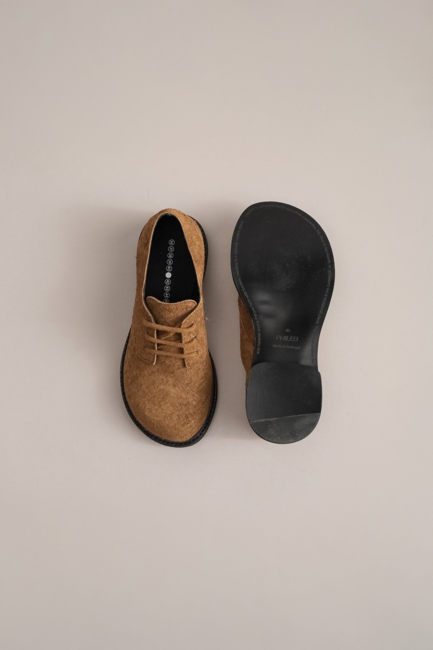 073 - DERBY (Distressed Suede, Toffee)