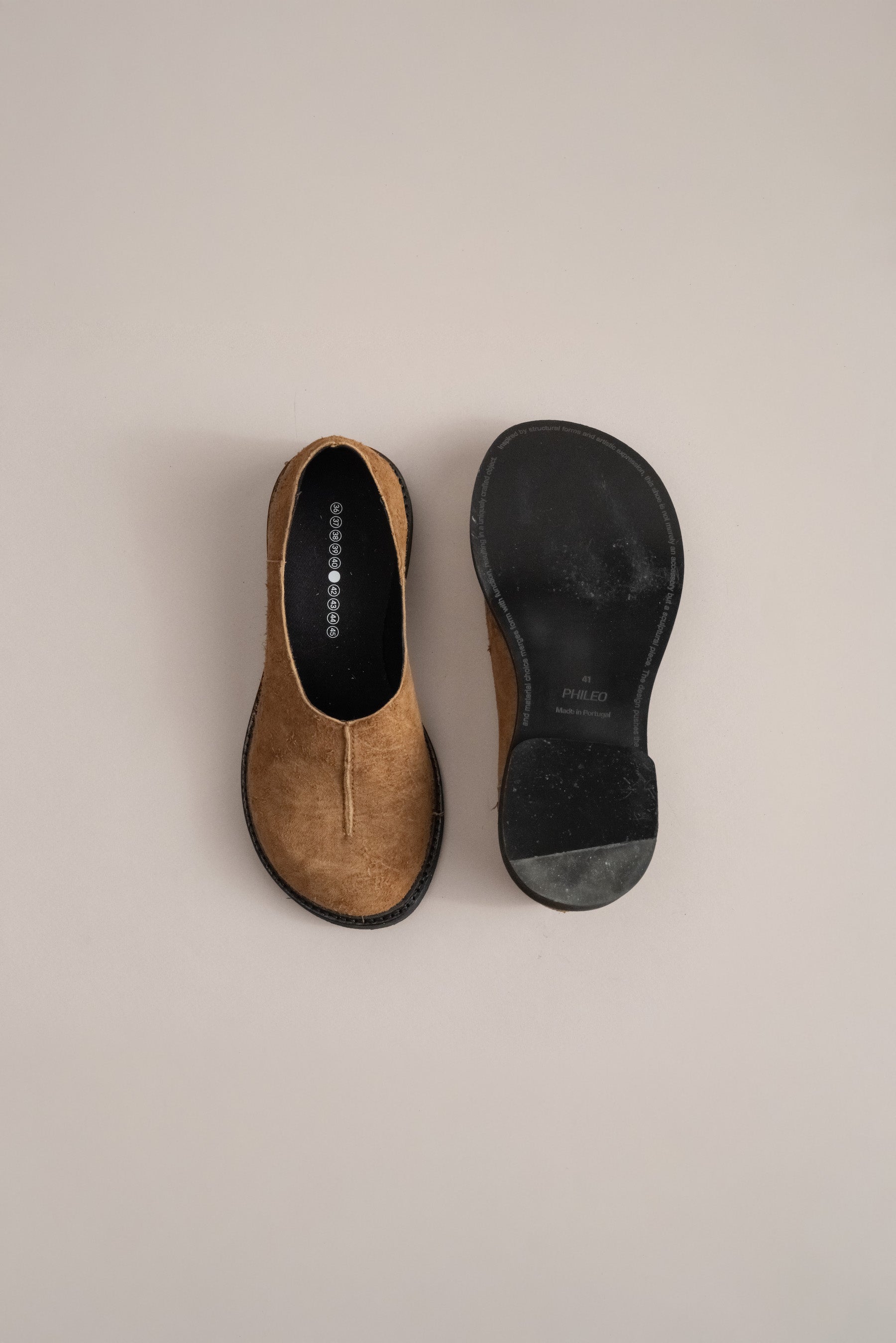 067 - CLOG (Distressed Suede, Toffee)