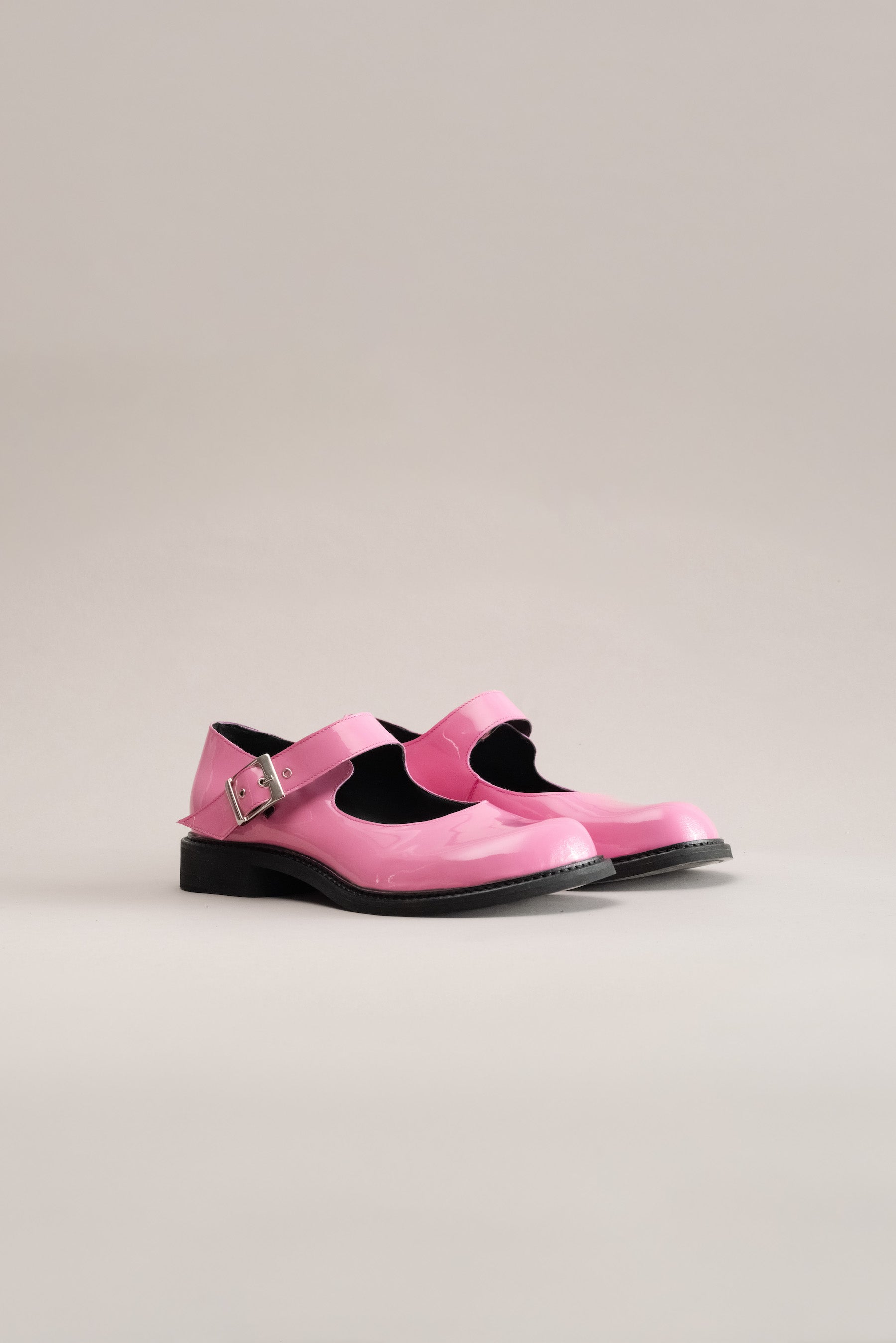 075 - MARY JANE (Pale Pink, Patent Leather)