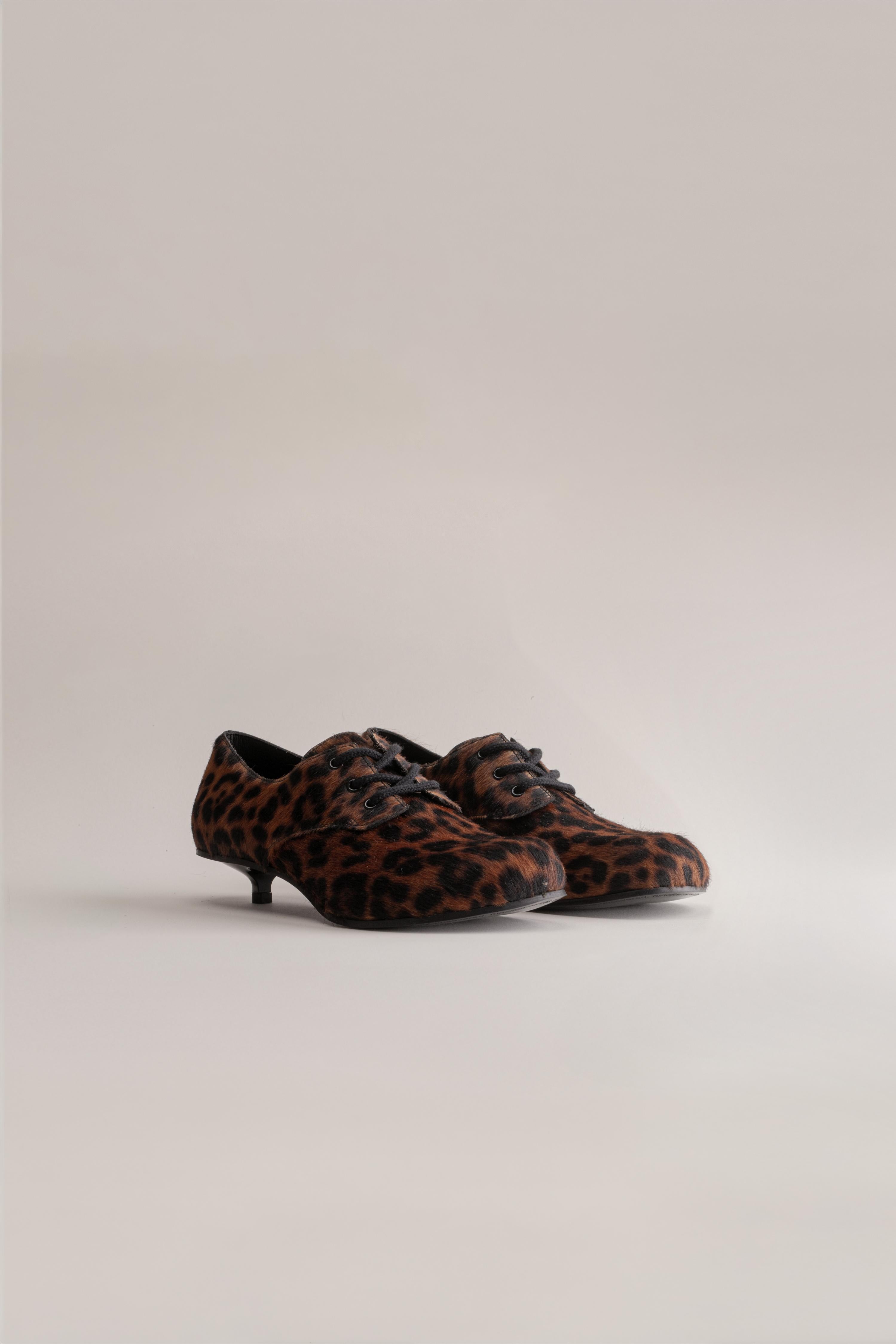 073 - DERBY KITTEN (Leopard, Hairy Leather)