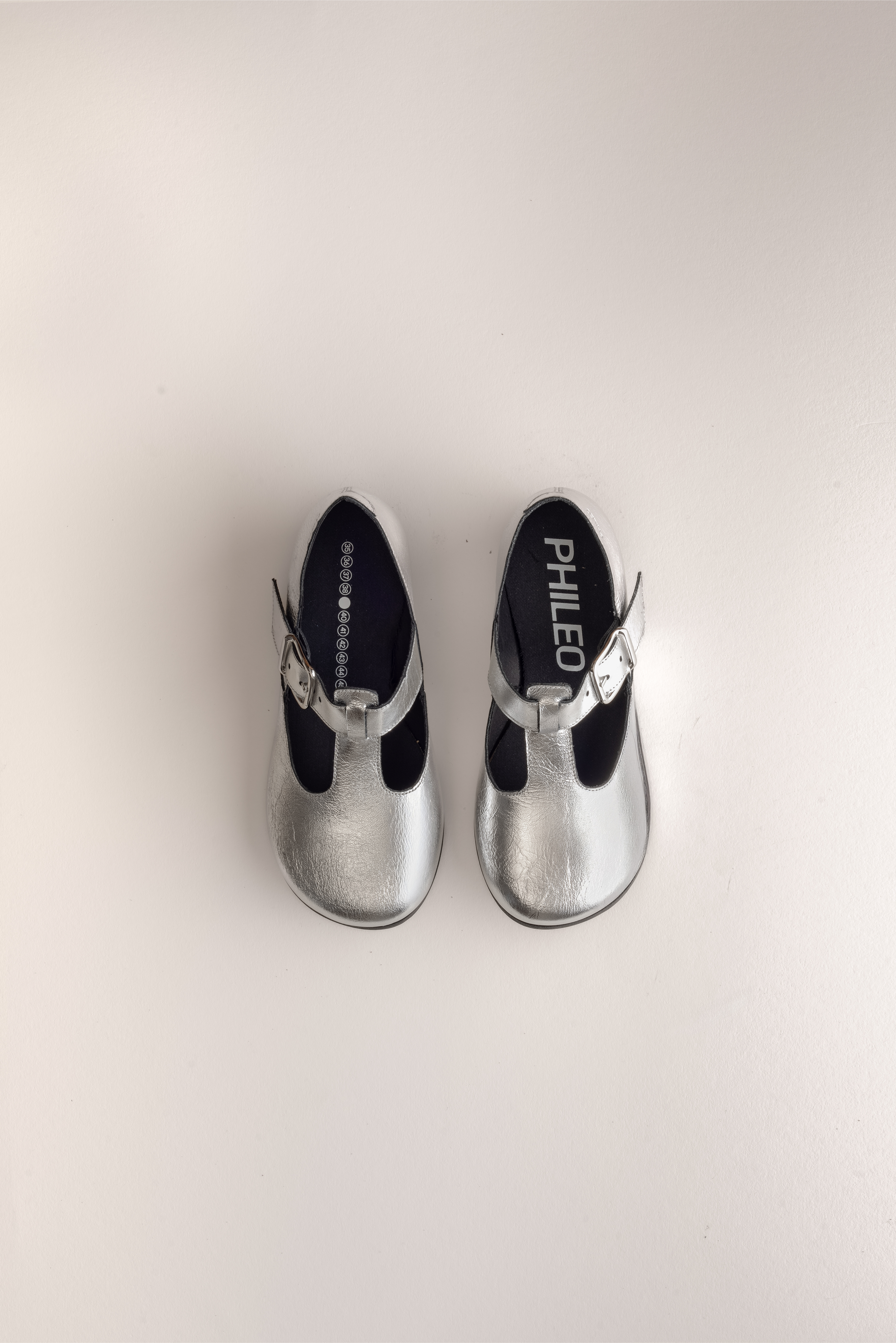 083 - SALOME (Silver, Laminato Leather)